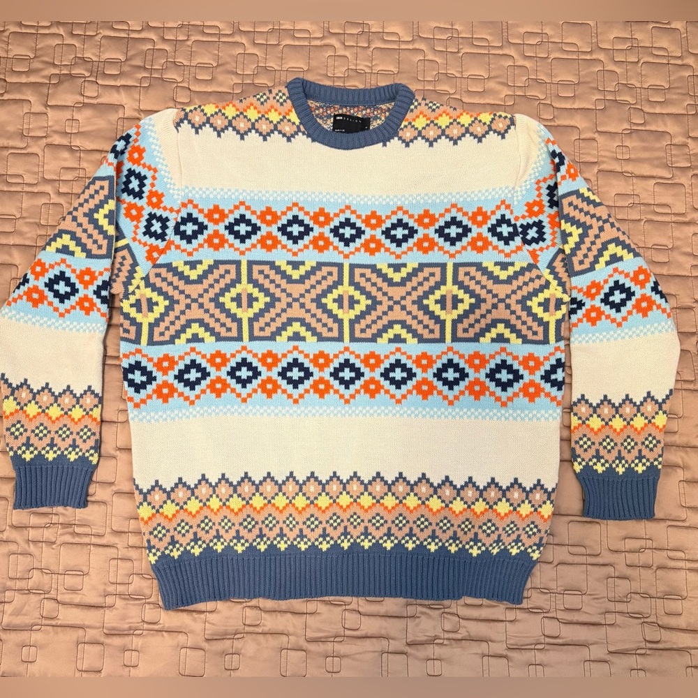 ✨ ASOS Multicolor Crewneck Sweater - Size S ✨